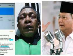 Terharu, Driver Ojol Sumbang Dana Kampanye Untuk Prabowo