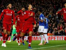 Hasil Liga Inggris: Derby Merseyside Milik Liverpool