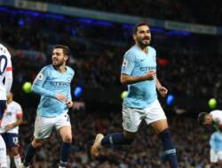 Hasil Liga Inggris: Manchester City Kalahkan Bournemouth 3-1