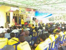 Ratusan Tim Kerja Pemenangan Golkar Mantab Ikuti Pembekalan.