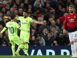 Hasil Liga Champions : MU Kandas Dikandang Sendiri Dari Barcelona 0-1