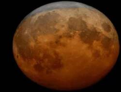 Ini Penjelasan Gerhana Bulan Total