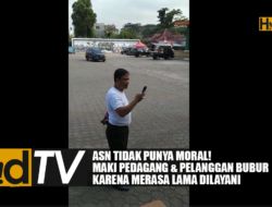 ASN Caci Maki Pedagang Bubur