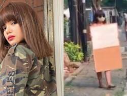 Berbikini di Jalan, Dinar Candy Diamankan Polisi
