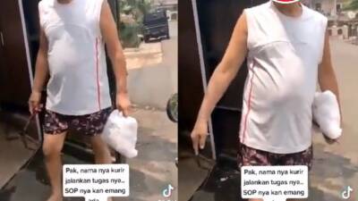 pembeli marahi kurir
