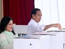 Presiden Joko Widodo dan Ibu Iriana Gunakan Hak Pilih pada Pemilu 2024