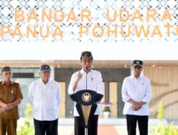 Siap Beroperasi, Jokowi Resmikan Bandara Panua Pohuwato Gorontalo