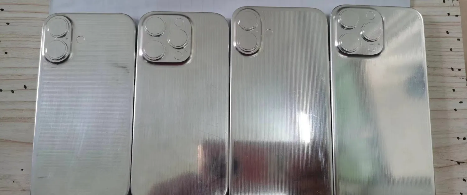 New dummy unit photos showcase the designs of the iPhone 16 and iPhone 16 Pro.