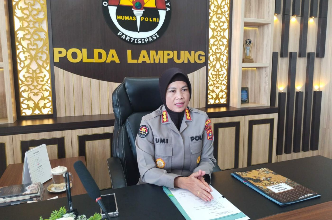 Mutasi Polri Terbaru. Foto: Kabid Humas Polda Lampung Kombes Pol Umi Fadilah Astutik.