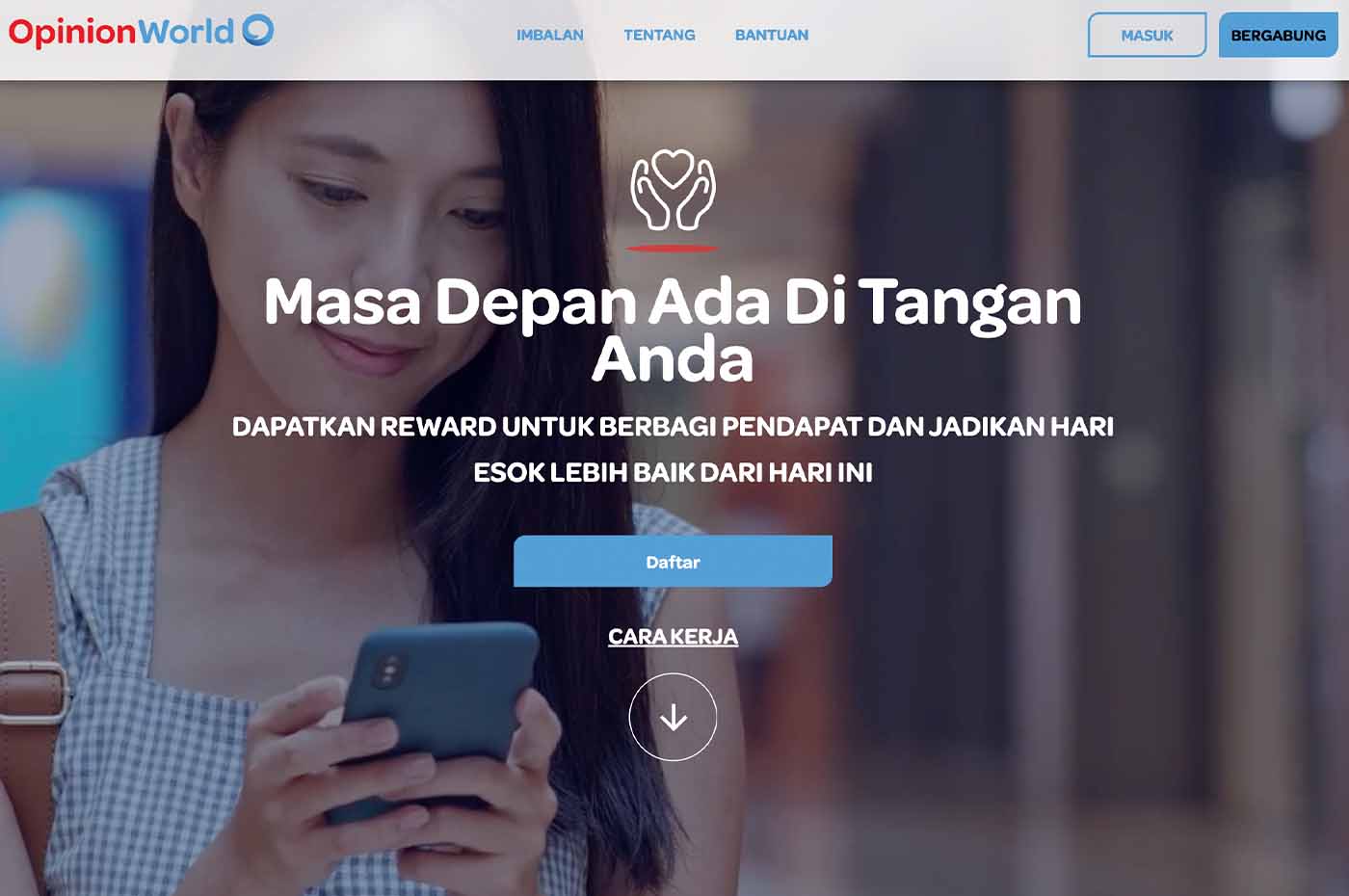 Foto: Tangkapan layar Opinion World Indonesia