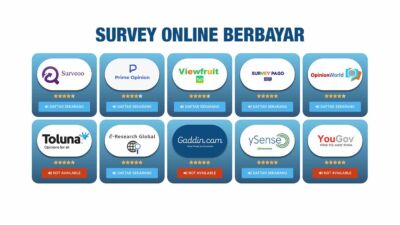 Survey online berbayar. Foto: Tangkapan layar surveiberbayar.com