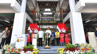 Presiden Jokowi Resmikan Pasar Godean, Sleman, Kabupaten Sleman, Provinis DIY, Rabu, 28 Agustus 2024. Foto: BPMI Setpres/Vico