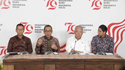 Menteri Sekretaris Negara (Mensesneg) Pratikno dalam Konferensi Pers Bulan Kemerdekaan di Gedung Utama Kementerian Sekretariat Negara, Jakarta, Kamis (01/08/2024). Foto: Humas Kemensetneg/Faisal