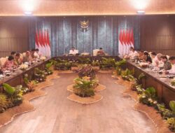 Presiden Jokowi Bahas Tantangan Ekonomi di Sidang Kabinet Perdana Ibu Kota Nusantara (IKN)