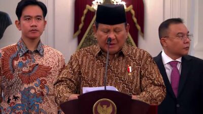 Daftar Susunan Kabinet Merah Putih Periode 2024-2029