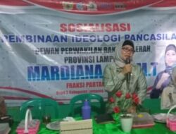 Anggota DPRD Lampung Mardiana Sosialisasikan Pembinaan Ideologi Pancasila