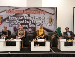 Bapemperda DPRD Lampung Gelar Focus Group Discussion