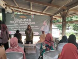 Hanifah Sosialisasi Perda Rembug Pekon di Pesawaran