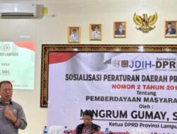 Mingrum Gumay Serap Aspirasi Pemuda Karang Taruna Kalirejo Lampung Tengah