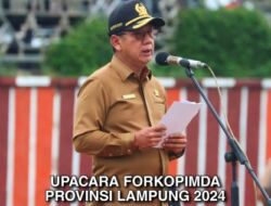 Upacara Formopimda, Ketua DPRD Lampung jadi Inspektur Upacara