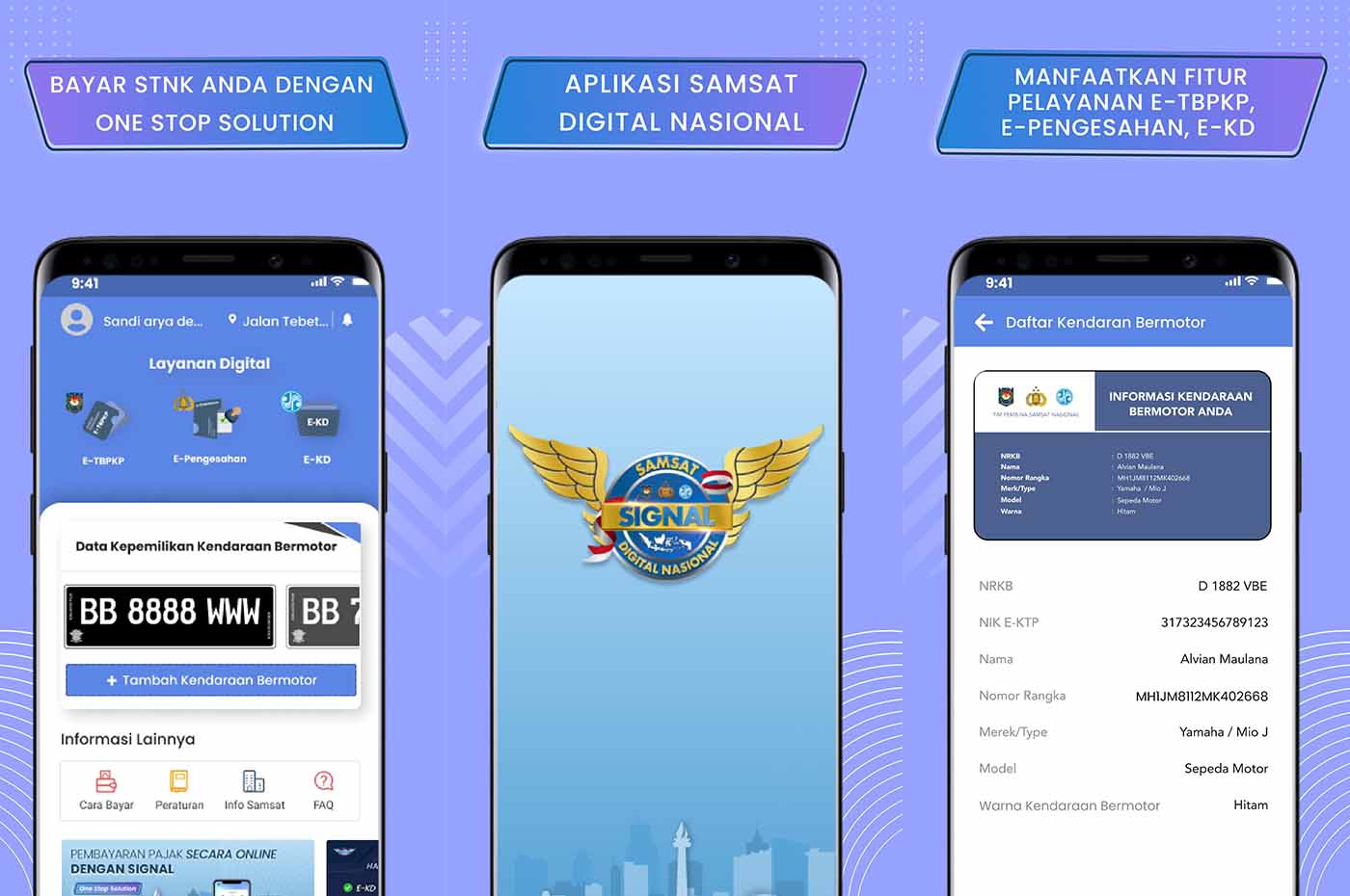 Cek Pajak Kendaraan Online Lebih Mudah dengan Aplikasi SIGNAL. Foto: play.google.com