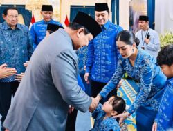 Presiden Prabowo Rayakan Idulfitri 1446 Hijriah di Istana Merdeka Bersama Para Tokoh Besar
