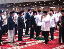 Presiden Prabowo Salat Idulfitri 1446 Hijriah di Istiqlal