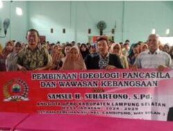 Anggota DPRD Lampung Selatan Gelar Sosialisasi Pembinaan Ideologi Pancasila dan Wawasan Kebangsaan di Candipuro