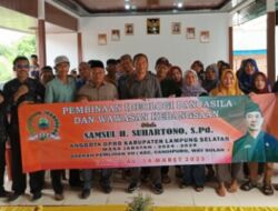 Perkuat Persatuan Bangsa Anggota DPRD Lamsel, Samsul Gelar Sosialisasi Idiologi Pancasila dan Wawasan Kebangsaan