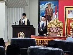 Rapat Paripurna DPRD: Pidato Sambutan Bupati Terpilih Masa Jabatan 2025-2030