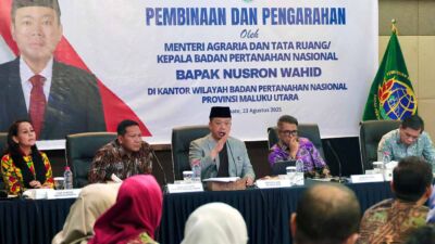 Pembinaan di Kanwil BPN Provinsi Maluku Utara, Menteri Nusron: Tugas Saya sebagai Menteri adalah Memberikan Kepastian dan Harapan
