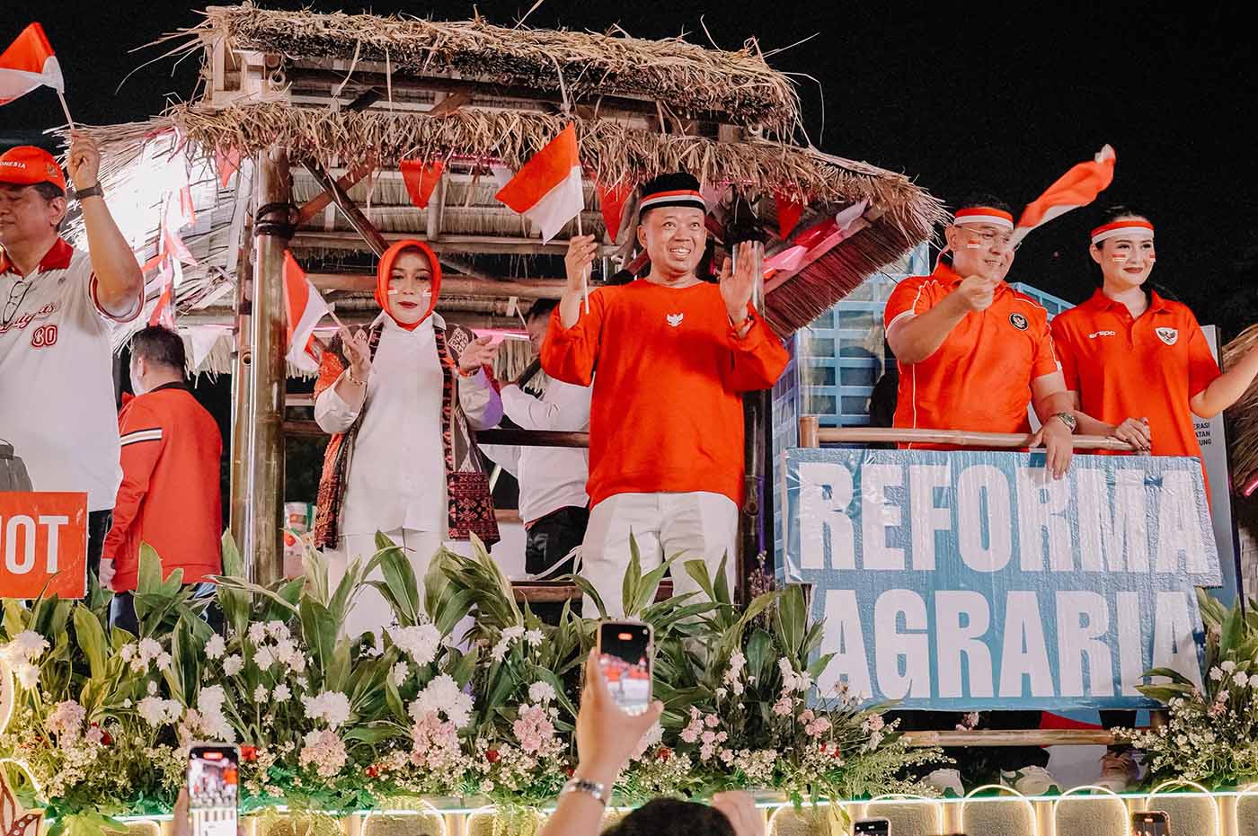 Kementerian ATR/BPN Ramaikan Hari Kemerdekaan ke-80 RI dengan Kendaraan Hias