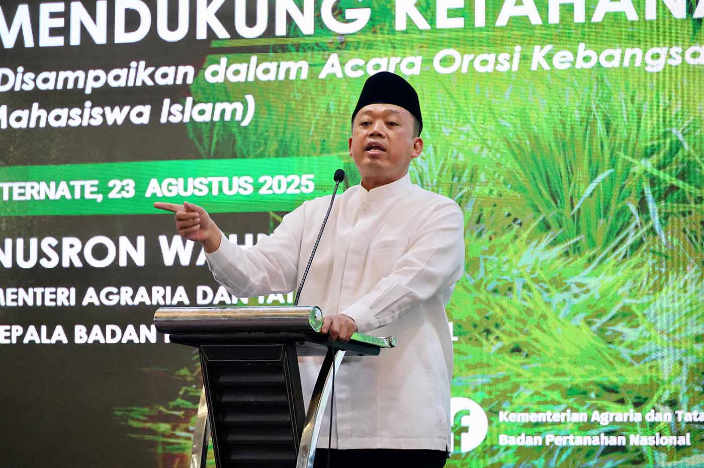 Menteri ATR/BPN Nusron Wahid