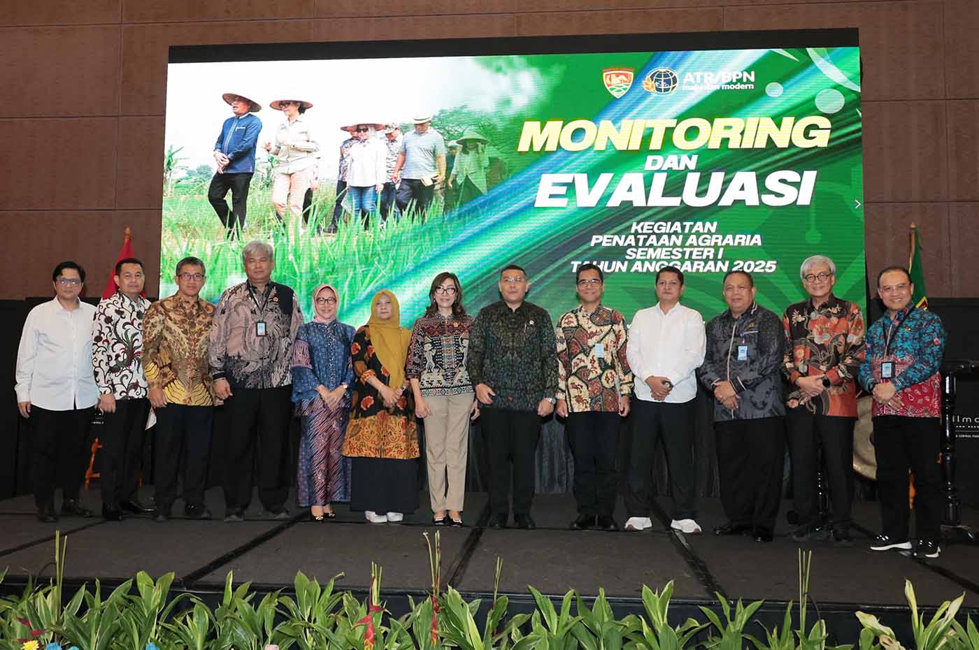 Monitoring dan Evaluasi Penataan Agraria Semester I 2025