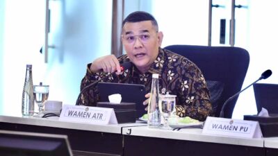 Wamen ATR/BPN Laporkan Percepatan Pengadaan Tanah Hunian Tetap Warga Terdampak erupsi Gunung Lewotobi.