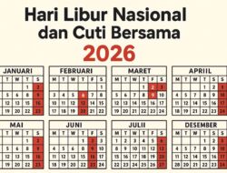 Total 25 Hari Libur Tahun 2026 Resmi Ditetapkan Pemerintah