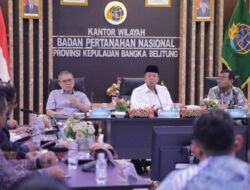 Beri Arahan ke Jajaran di Kepulauan Bangka Belitung, Menteri Nusron: Tugas Kita Memastikan Tanah Rakyat Aman