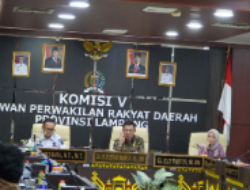 DPRD Provinsi Lampung menerima audiensi dari Dewan Pimpinan Daerah Federasi Serikat Pekerja Transport Indonesia–Konfederasi Serikat Pekerja Seluruh Indonesia (DPD F-SPTI–KSPSI)