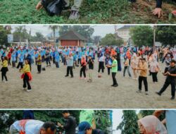 Pemprov Lampung Gelar Aksi Bersih-Bersih, Tanam Pohon & Senam Bersama Sesuai Instruksi Gubernur