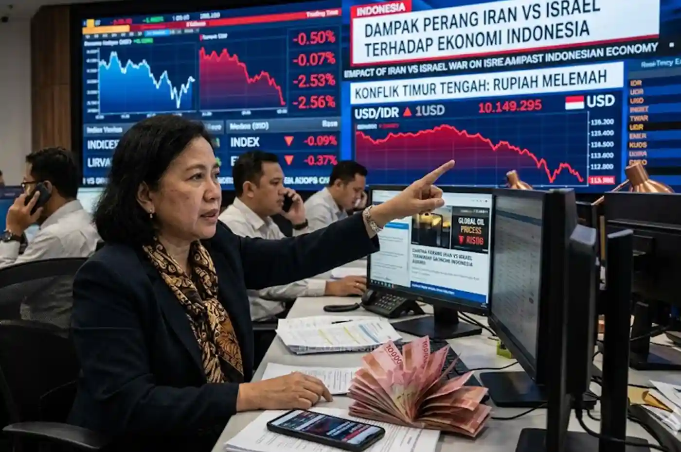 Dampak perang Iran dan Israel terhadap ekonomi Indonesia dan rupiah