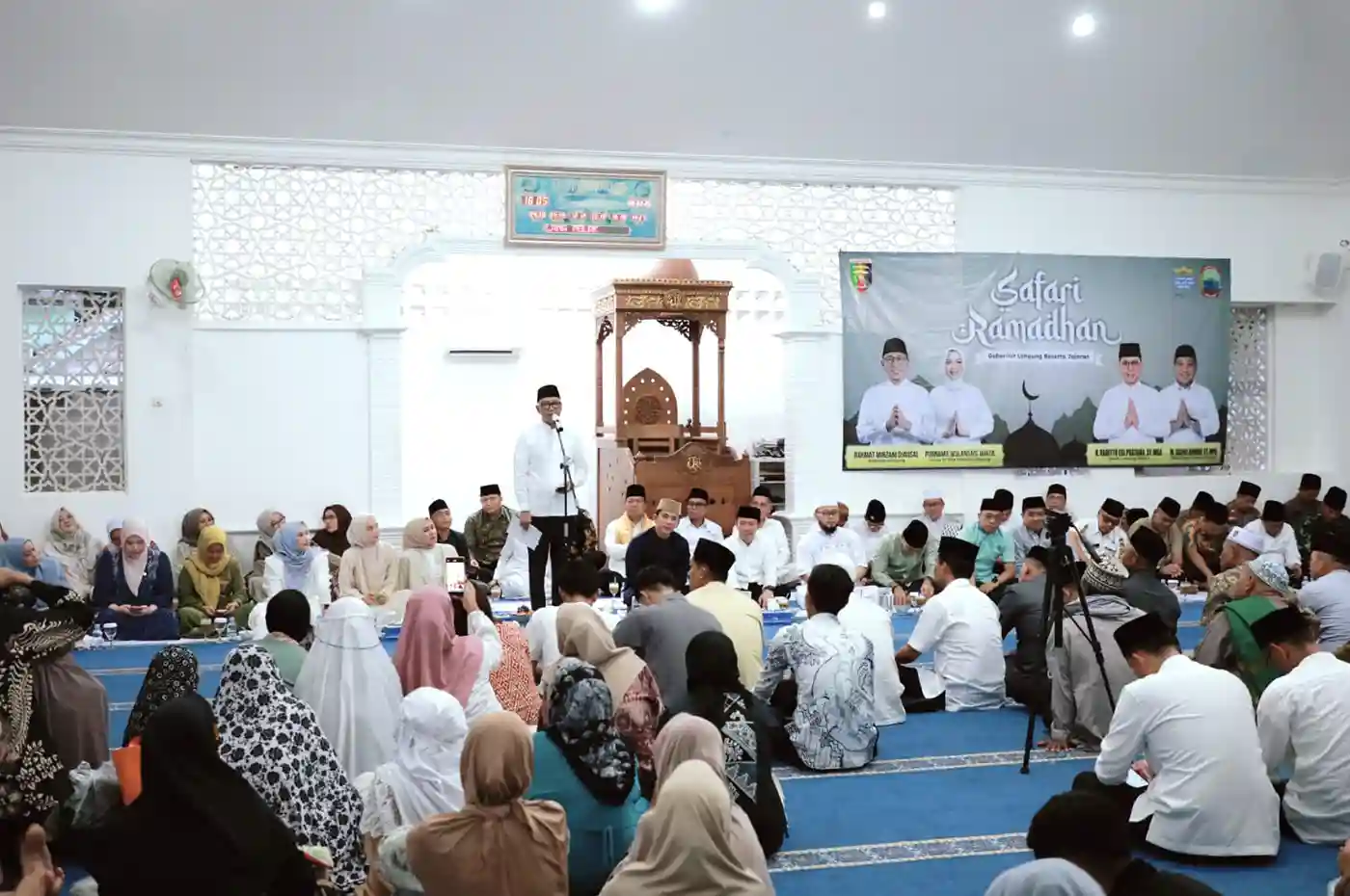 Gubernur Lampung Rahmat Mirzani Djausal Safari Ramadan di Lampung Selatan