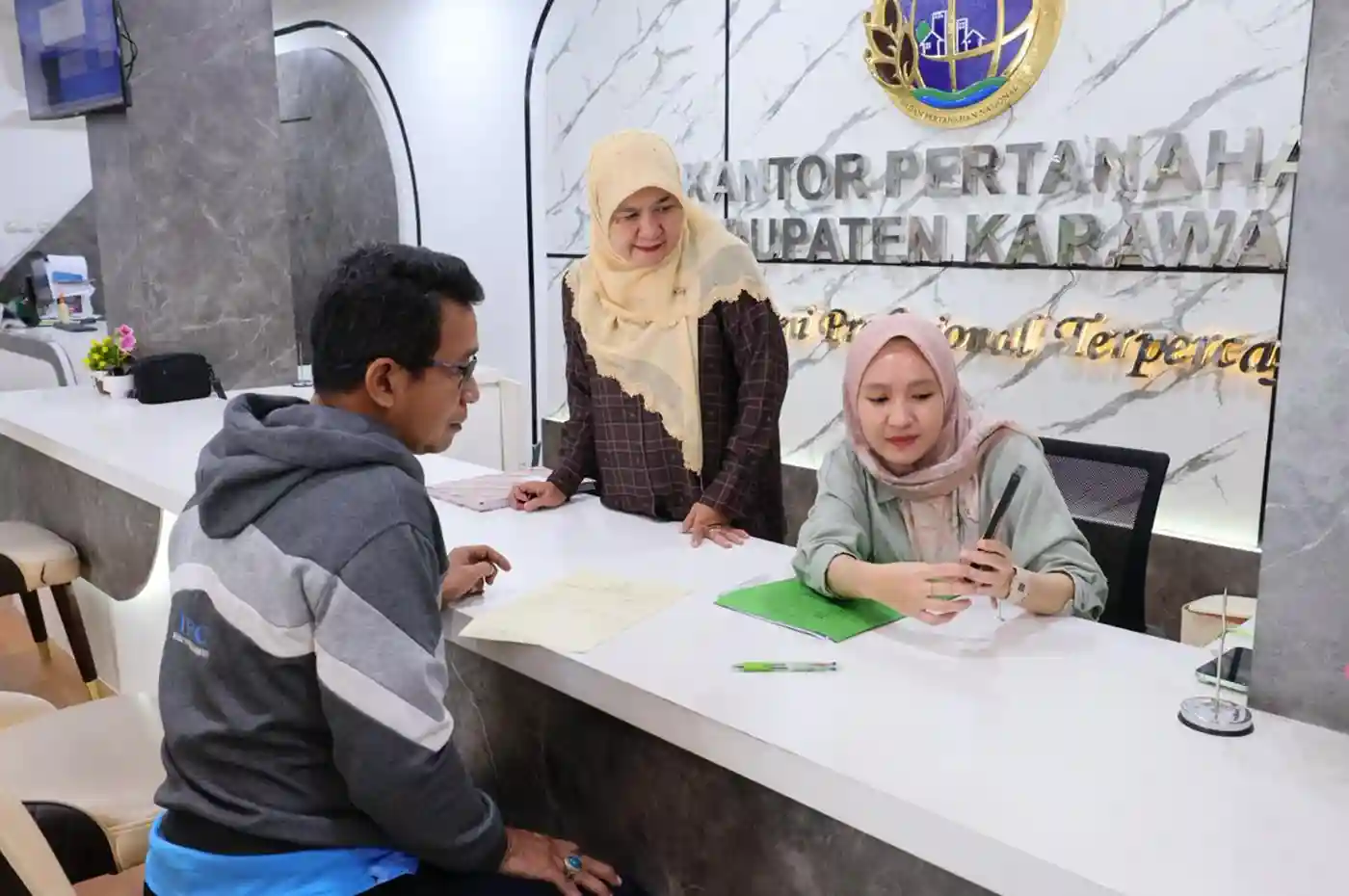 Pelayanan sertipikat tanah di Kantor Pertanahan saat akhir pekan