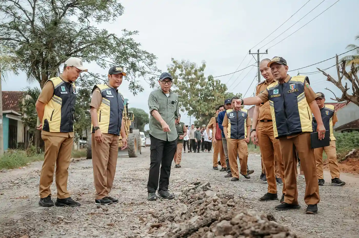 Perbaikan jalan provinsi ruas Gunung Batin–Daya Murni di Lampung Tengah