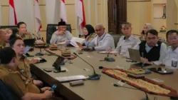Rapat koordinasi Pemprov Lampung bahas strategi penanganan banjir Bandar Lampung