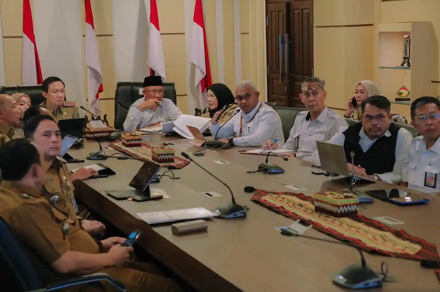 Rapat koordinasi Pemprov Lampung bahas strategi penanganan banjir Bandar Lampung