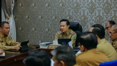 Rapat percepatan pembangunan Sekolah Rakyat di Lampung
