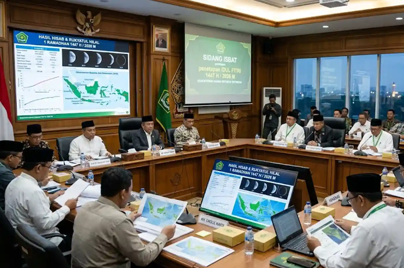Sidang isbat penentuan Idul Fitri 2026 di Kemenag