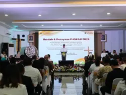 Hadiri Perayaan Paskah Kementerian ATR/BPN, Menteri Nusron: Paskah Membangun Semangat Kebangkitan Bangsa