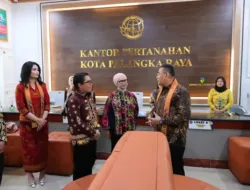 Wamen Ossy Tinjau Kantah Kota Palangkaraya: Ingin Layanan Pertanahan Semakin Memudahkan Masyarakat