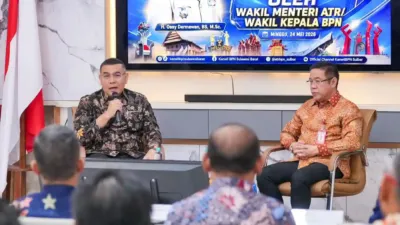 Sambangi Sulbar, Wamen Ossy Imbau GTRA Jadi Kunci Penyelesaian Konflik Pertanahan di Daerah